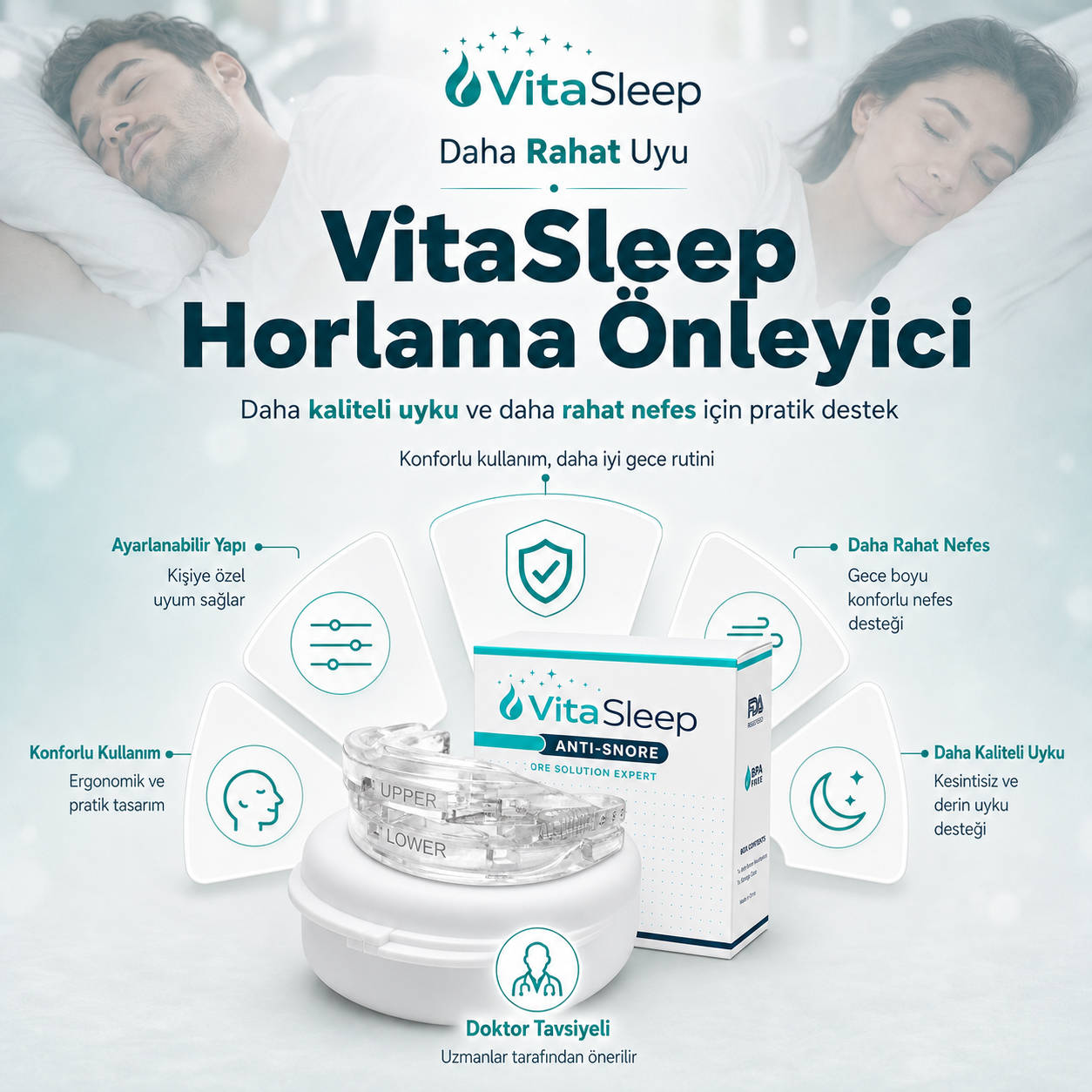 VitalSleep™ Horlama Önleyici Ağızlık